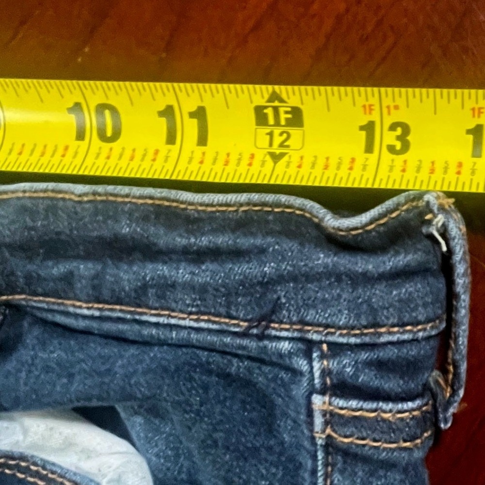 Banana Republic New Perfect Skinny Jeans Womens 27 Dark Wash Denim Belt Flaw GUC - Picture 7 of 10